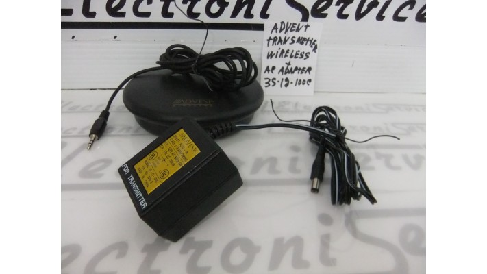 Advent wireless transmetter + 35-12-100C ac adaptor